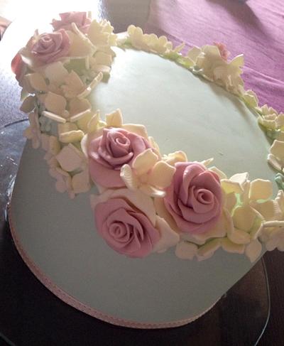 Shabby chic cake - Cake by romina