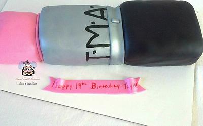 MAC Lipstick Birthday Cake - Cake by Carsedra Glass
