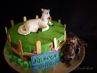 Beauty and the beast  - Cake by Manivinaik