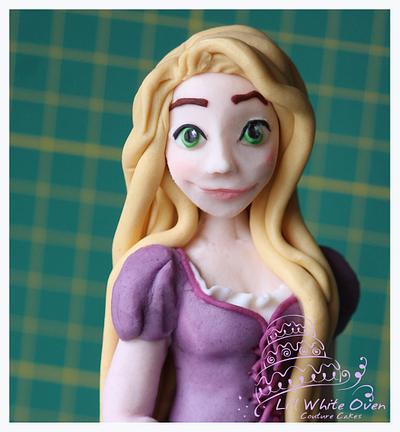 Rapunzel - figure modeling - Cake by Gauri Kekre