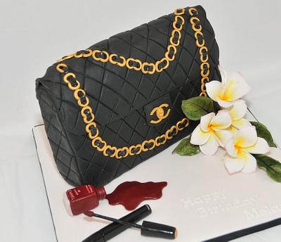 Chanel Handbag - Cake by Calli Creations