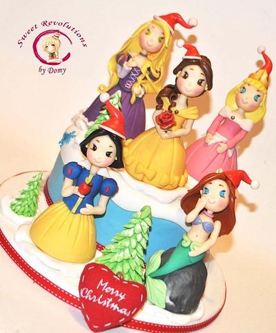 Christmas Princesses <3 - Cake by Domy
