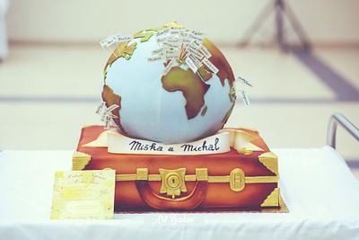 Travel WeddingCake - Cake by Art Bakin’