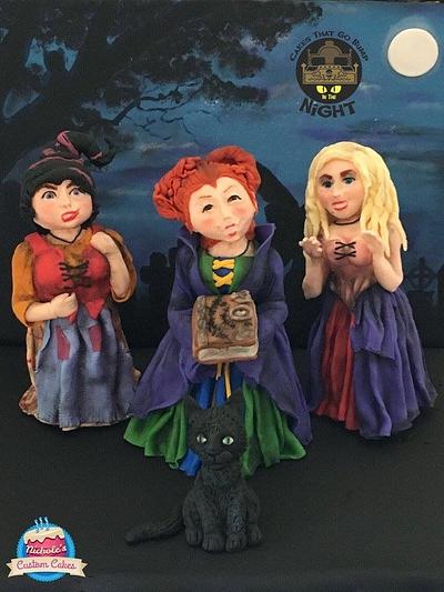 Hocus Pocus - Cakes that Go Bump in the Night Collaboration - Cake by NicholesCustomCakes