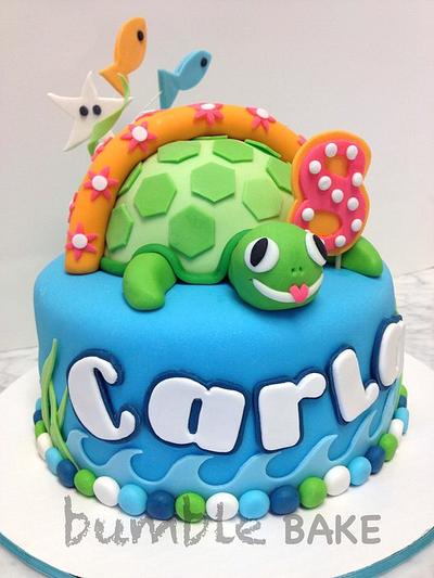 Turtle Cake - Cake by BumbleBake