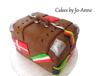 Trip Around the World - Suit Case - Cake by Cakes by Jo-Anne