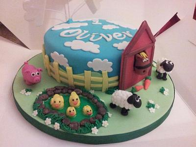 Farm cake - Cake by Christie Storey 