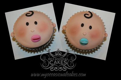 Baby Faces Cupcakes - Cake by Occasional Cakes