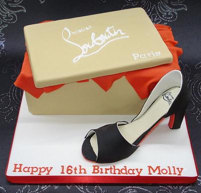 Louboutin shoe cake - Cake by That Cake Lady