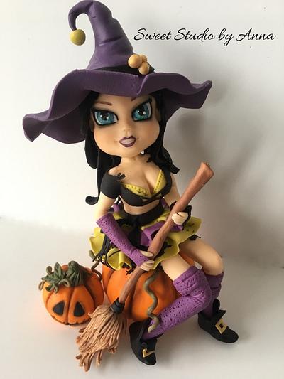 Halloween witch :) - Cake by Anna Augustyniak 