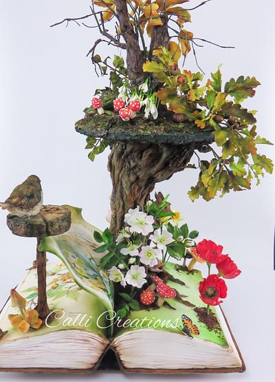 Four Seasons Book  - Cake by Calli Creations