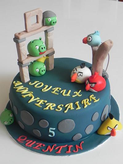cake angry bird  - Cake by cendrine