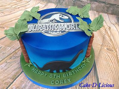 Jurassic Park Dinosaur Birthday Cake - Eve's Cakes