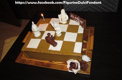 Challenge was accepted. Checkmate :D (2013) - Cake by Figurine Dulci Fondant