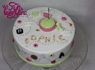 sewing cake  - Cake by cakesbyoana