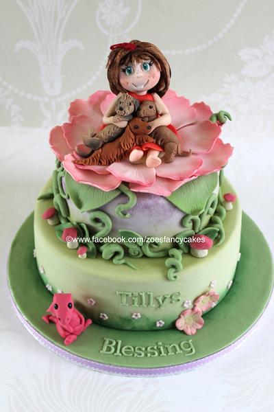 Tilly's Blessing cake - Cake by Zoe's Fancy Cakes
