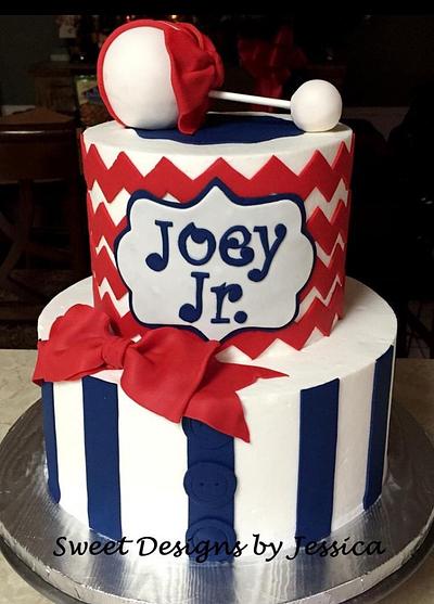 Joey's baby shower - Cake by SweetdesignsbyJesica