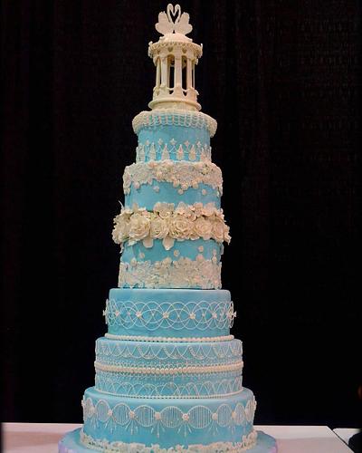 Whimsical Wedding cake  - Cake by Divya iyer