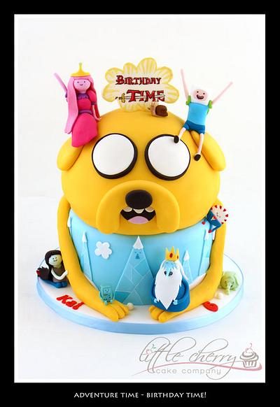 Adventure Time Cake - Birthday Time! - Cake by Little Cherry