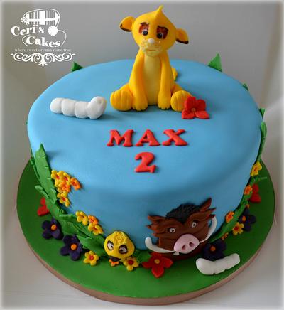 Lion King cake - Cake by Ceri's Cakes