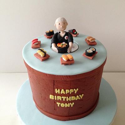 Sushi Cheff birthday cake - Cake by funni