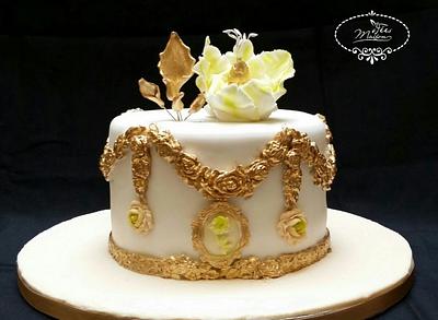 Christening cake Flower - Cake by Fées Maison (AHMADI)