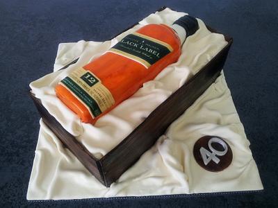 Black label - Cake by hechoamano