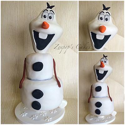 Olaf - Cake by Zoepop