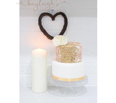 Goldcake  - Cake by Kayleigh's cake boutique 