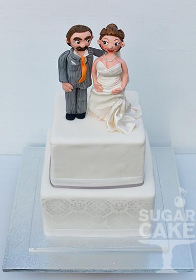 personalised wedding cake - Cake by Cherrycake 