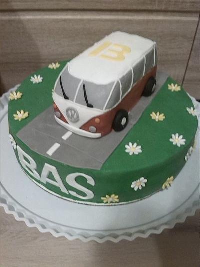 My cake with vw bus - Cake by Petra