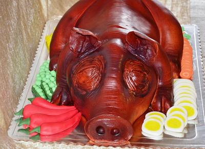 Wedding pig  - Cake by Torty Alexandra