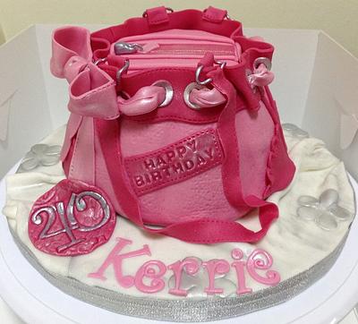 40th Birthday Handbag Cake - Cake by MariaStubbs