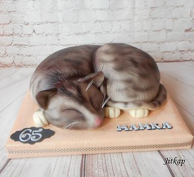 Cat cake - Cake by Jitkap