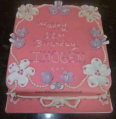 Kath Kidston Inspired Birthday Cake - Cake by debscakecreations