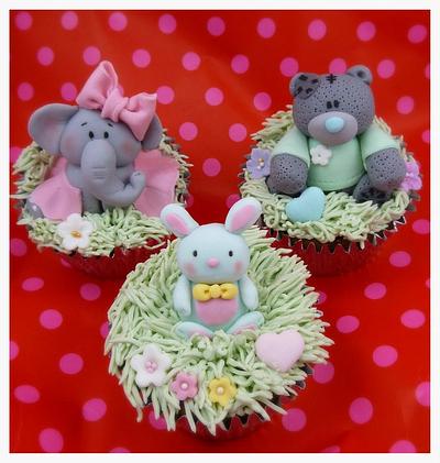 Ballerina elephant, Me to you bear & Cutie bunny cupcakes - Cake by S' Delicacy