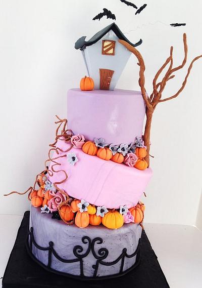 Spooky Topsy Turvy  - Cake by BAKED