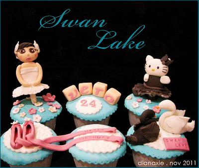 Swan Lake - Cake by Diana
