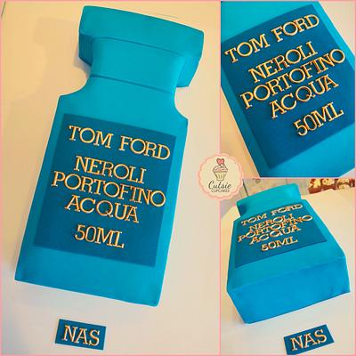 Tom Ford Cake 💙 - Cake by Cutsie Cupcakes