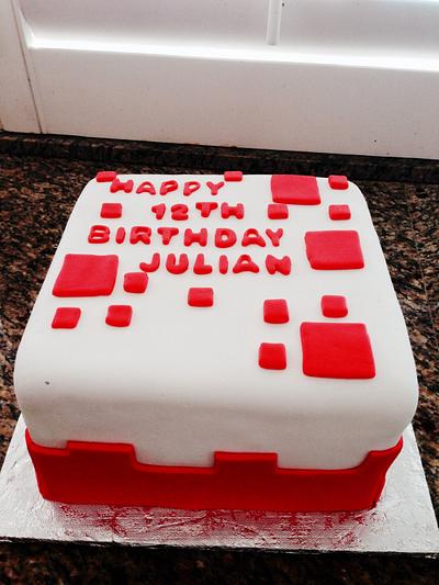 Minecraft cake  - Cake by Elaine
