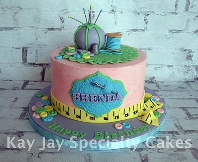Sewing Cake - Cake by Kimberley Jemmott