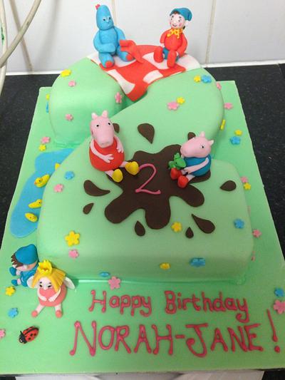 Norah-Jane's second birthday! - Cake by Gingerbread Lane