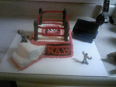 wwe wrestlers - Cake by Andria Jones