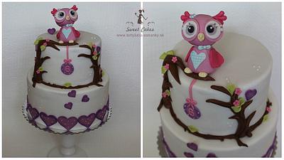 Little Owl  - Cake by tortylucia