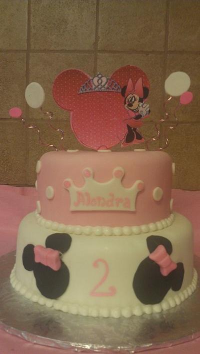 Princess Minnie Mouse - Cake by AshleysCakeDesigns