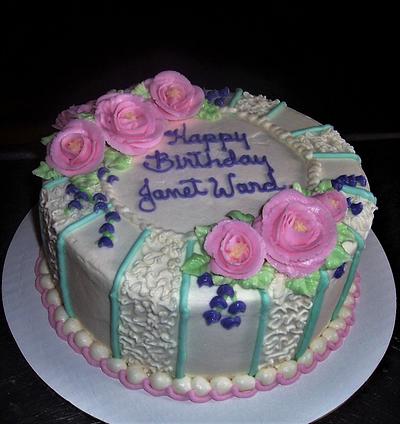 Flowers & Lace - Cake by BettyA