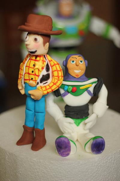 Buzz Lightyear and Woody - Cake by Smita Maitra (New Delhi Cake Company)