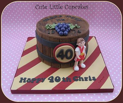 40th Birthday Cake - Cake by Heidi Stone