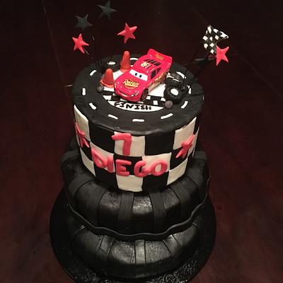Cars tire cake  - Cake by Cakes by Crissy 