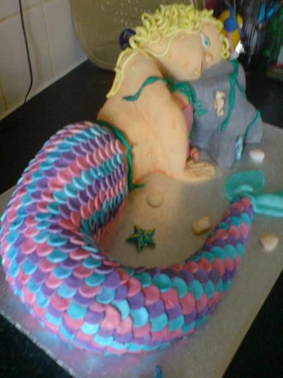 Mermaid cake - Cake by PipsNoveltyCakes
